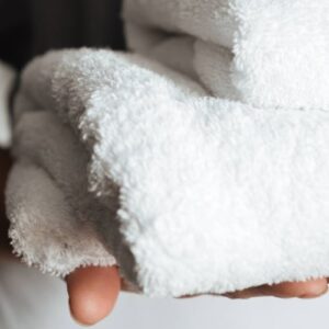 commercial laundry at a hotel
