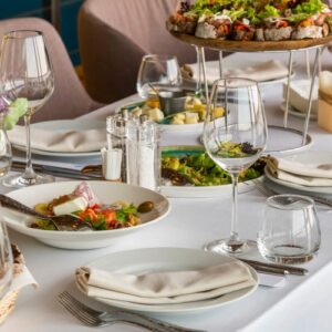 Table with High Quality Linen Hire